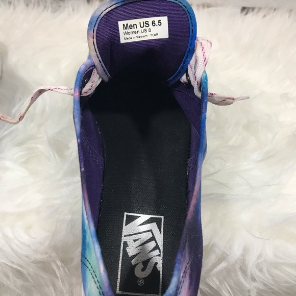 Galaxy Vans Unisex Shoes Sz W-8 & M-6.5 - Picture 7 of 8